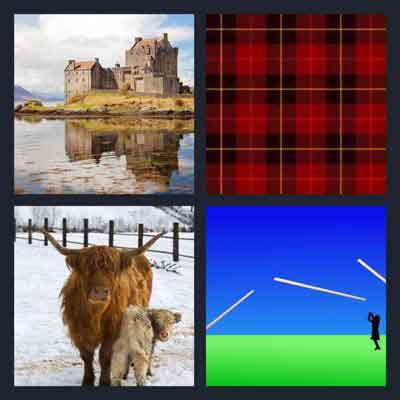 4 pics 1 word castles