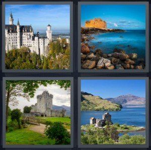 Uncle C. reccomend 4 pics 1 word castles